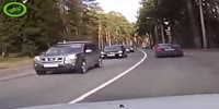 Car tire hates motorcyclist !!