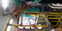 Bus driver beats the shit out of an annoying passenger