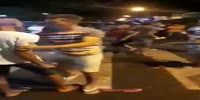 Drunk fight at Brazilian carnival