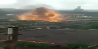 Beautiful steel plant explosion in Mexico today