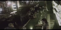 Female bartender faints overdosed