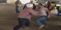 Workers fight at parking lot