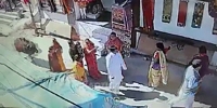Sudden Bull Attack Leaves Woman Convulsing