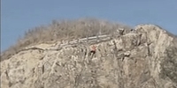 Cliff Climber Falls Hard