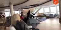 The elderly are hurled from left to right on Norwegian cruise ship