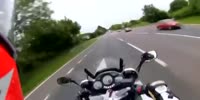 Rider filming his own death.