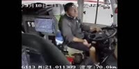 Bus driver got a heart attack
