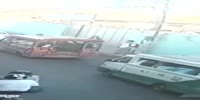 Man suddenly crushed by lost control vehicle
