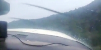 Cockpit View of Helicopter Crash