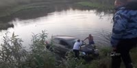 Russians, tractor and drunk rescue attempt that fails
