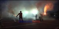 Firework kills a cameraguy on festival in Greece