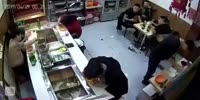Sudden Chinese food fight with angry customers