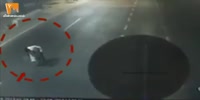 Indian bum places rocks in the road to make bikers crash at night.