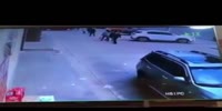 Pedestrians get crushed by reversing SUV