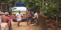 Villagers fight over water