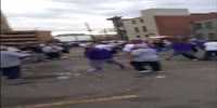 Colorado Rockies fans brawl