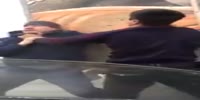 Road rage fight caused by bullying on the roads of Russia