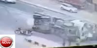 Truck Accident CCTV
