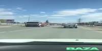 Easy escape from Russian police vehicle