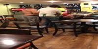 Chinese restaurant brawl