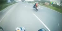 Biker stunts take the life of the passenger.