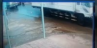 Rider gets run over by truck