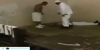 White inmate gets jumped by black thugs
