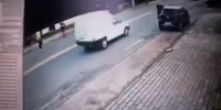 Incredible accident and pedestrian bowling.