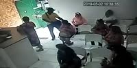 Failed Robber attacked by clinic patients