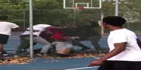 Black gets jumped on the court