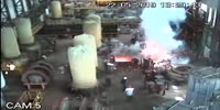 Spontaneous blast on a factory floor in Russia