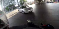 Biker gets struck by car (lite)