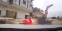 Girl in red gets fatally run over