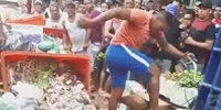 Vendor Beats the Piss Out of Market Thief