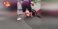Drunk moms fight on the playground