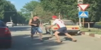 Road rage fight ends with tough beating