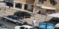 Arab Ninja demonstrates Crane Technique on a Rent-a-Cop