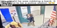 Idiot Walks Into Police Station