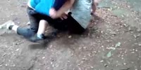 Braking leg in a fight