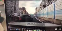 Road rage fight on Chinese road