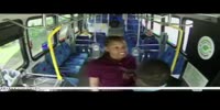 She gets her ass beat by a bus driver.