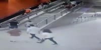 Idiot Falls to Death After Riding Escalator (R)