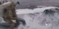 Raw: mini submarine loaded with cocaine busted