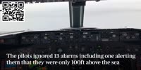 Pilots video shows jet crash