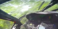 Helo Pilots take fire through the cockpit