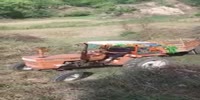 Tractor overturns crushing driver