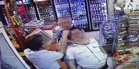 Cop gets strangled by drugged bastard