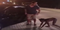 Crackhead bites UBER driver