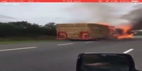 Lazy driver didn't want to make 2 trips, paid the price