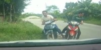They lost one: Motorcyclist drives Straight to his death.